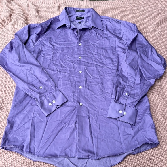 Men's Purple Dress Shirt - Picture 1 of 3
